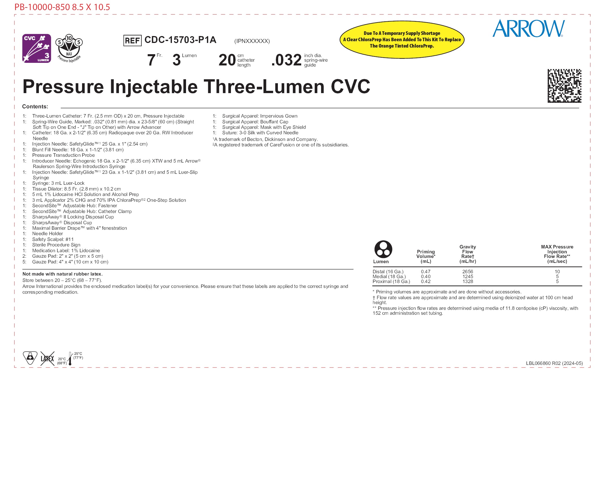 CDC-15703-P1A - Teleflex Incorporated - Vascular Access Product Catalog