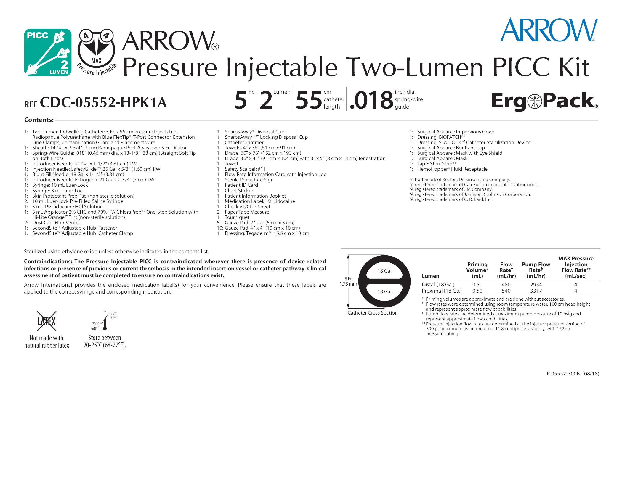 CDC-05552-HPK1A - Teleflex Incorporated - Vascular Access Product Catalog